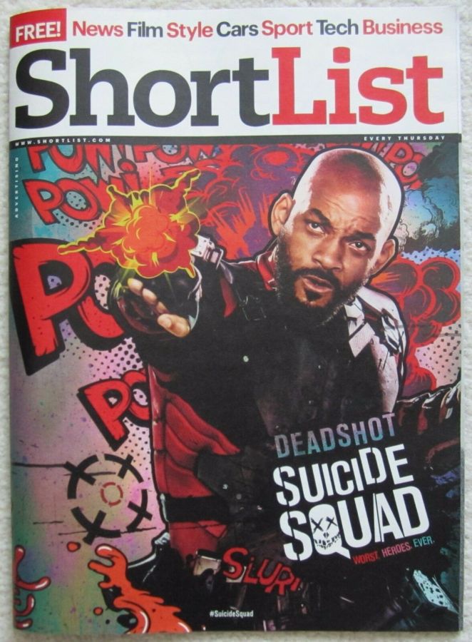 SHORTLIST magazine side cover Issue 433 4 August 2016