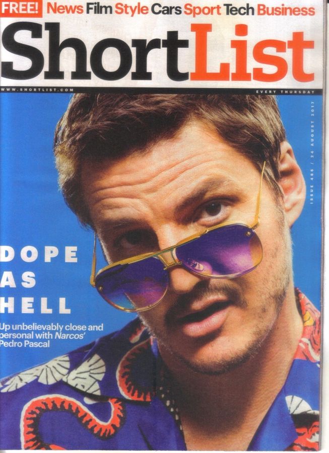 SHORTLIST magazine side cover Issue 485 24 August 2017