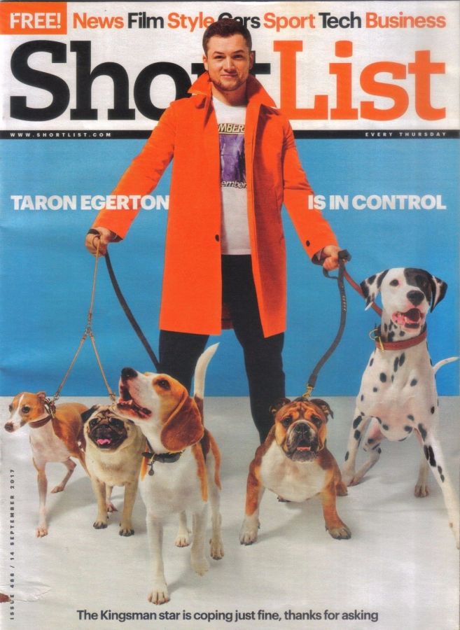 SHORTLIST magazine side cover Issue 488 14 September 2017