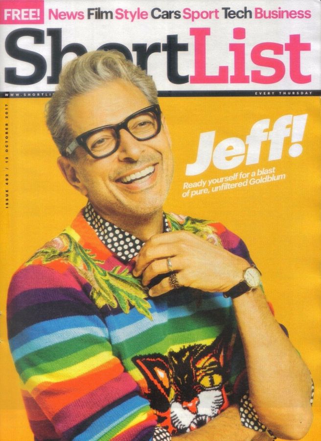 SHORTLIST magazine side cover Issue 492 12 October 2017