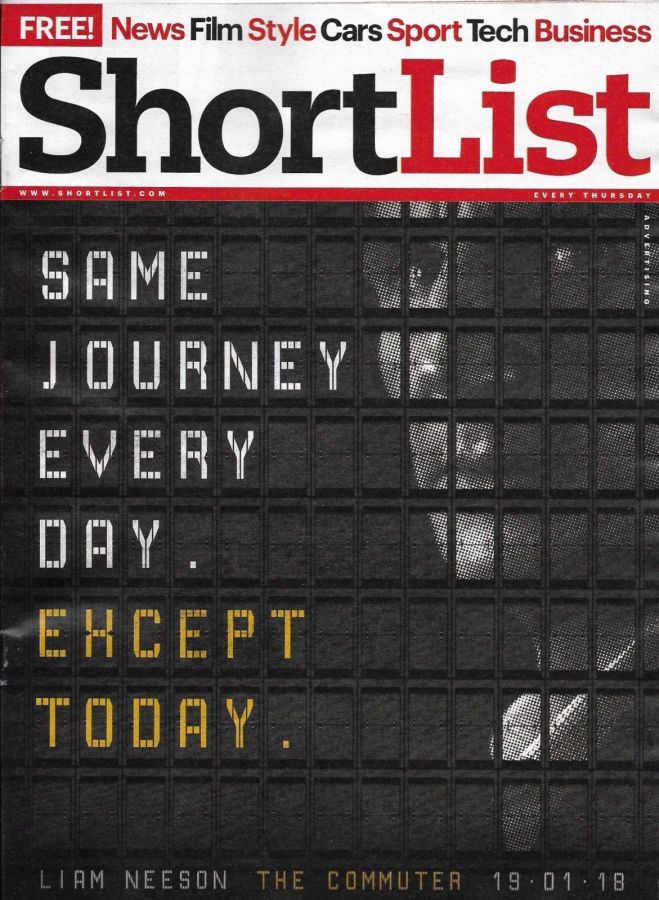 SHORTLIST magazine side cover Issue 504 18 January 2018