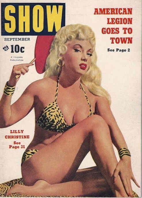 SHOW (50s) magazine side cover Issue 1 September 1952