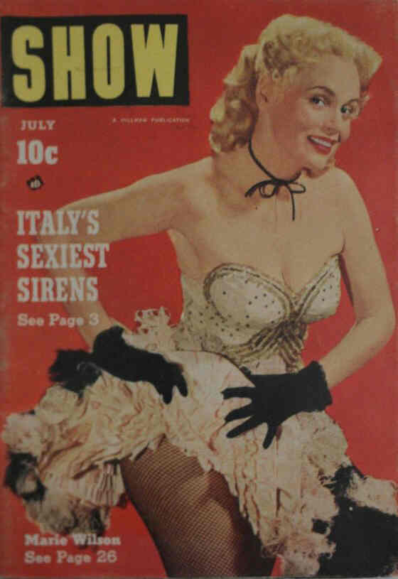 SHOW (50s) magazine side cover July 1953