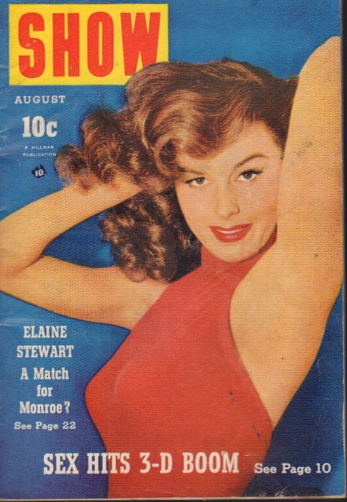 SHOW (50s) magazine side cover August 1953