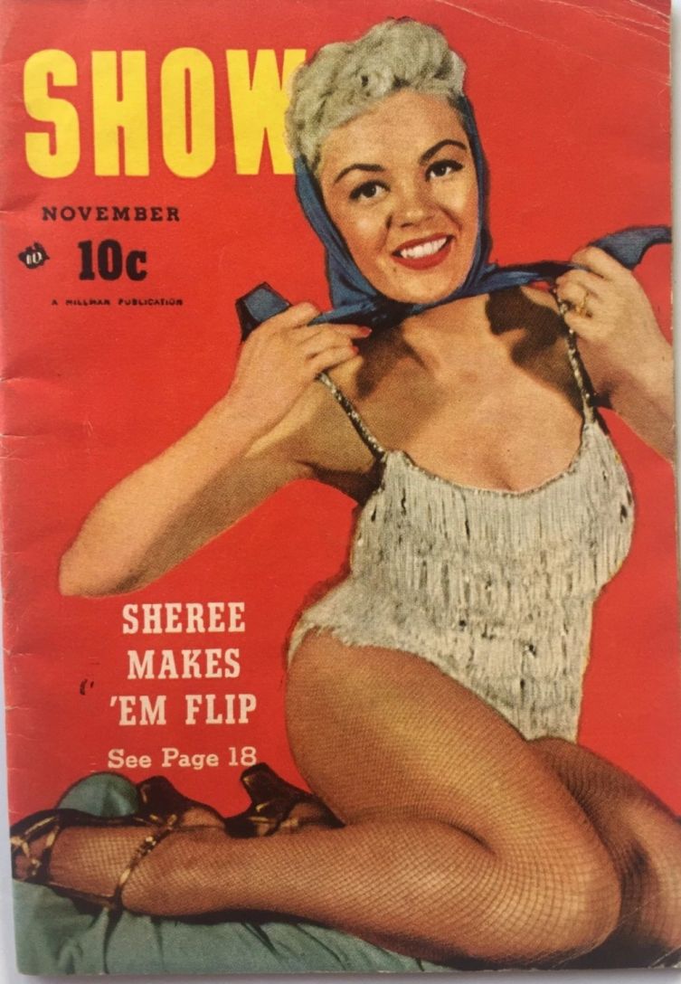 SHOW (50s) magazine side cover November 1953