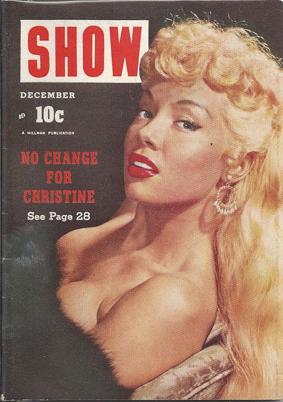 SHOW (50s) magazine side cover December 1953