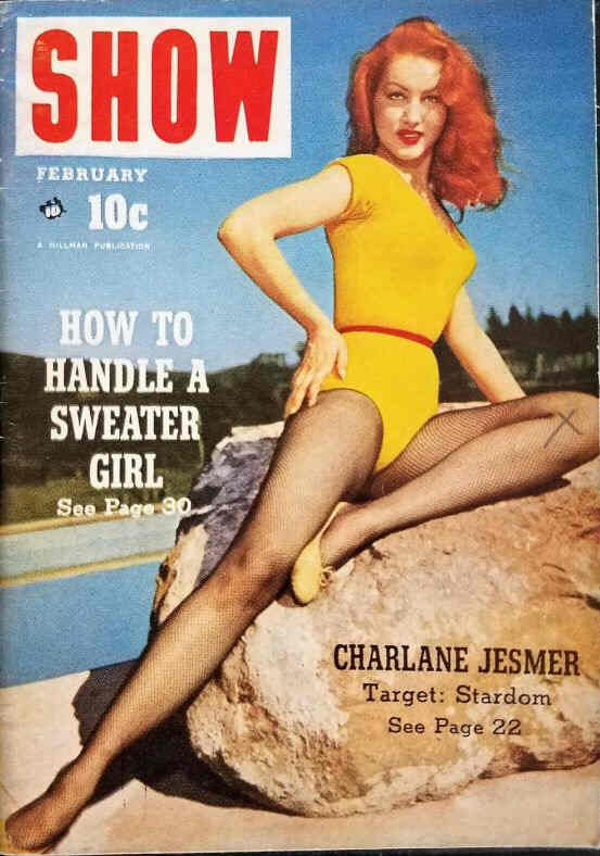 SHOW (50s) magazine side cover February 1954