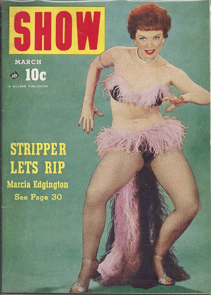 SHOW (50s) magazine side cover March 1954
