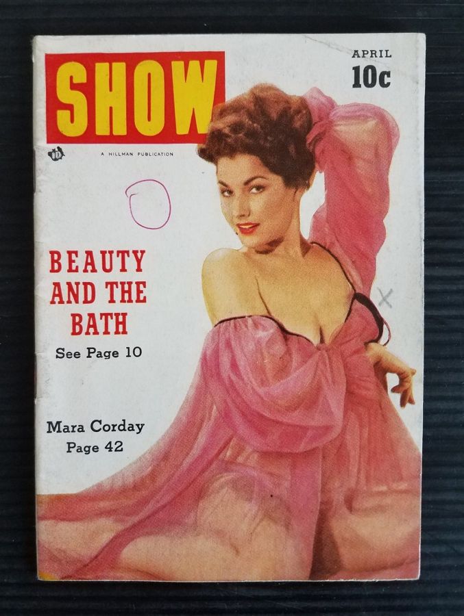 SHOW (50s) magazine side cover April 1954