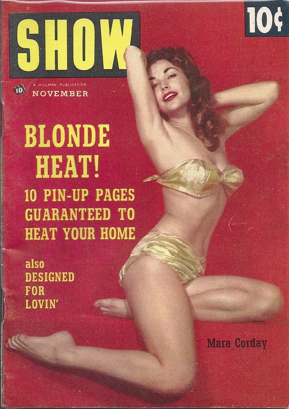 SHOW (50s) magazine side cover November 1954