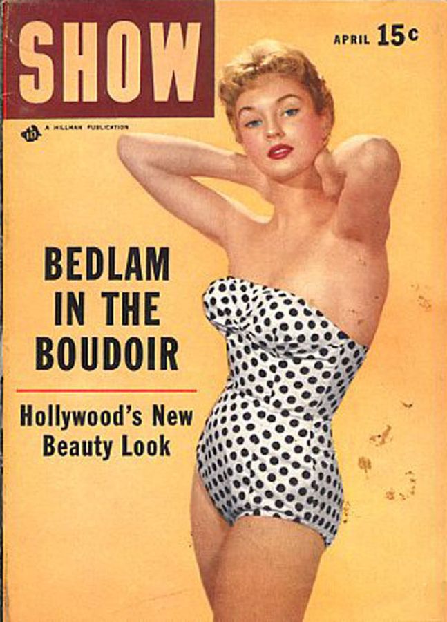 SHOW (50s) magazine side cover April 1955