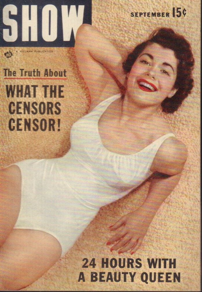 SHOW (50s) magazine side cover  September 1955