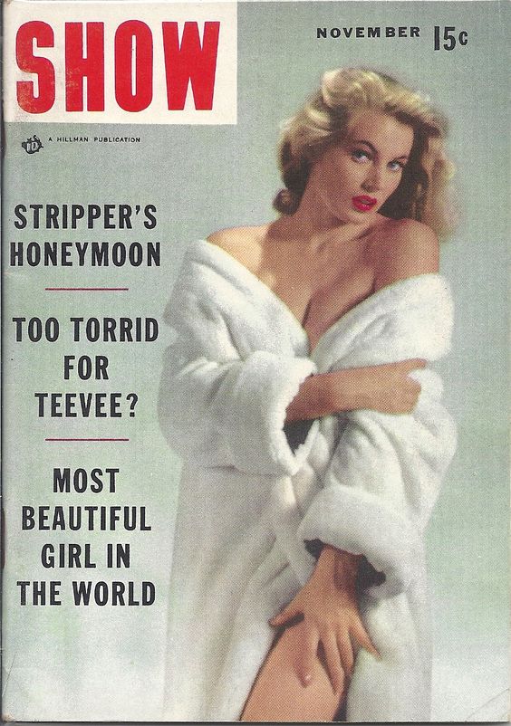 SHOW (50s) magazine side cover November 1955