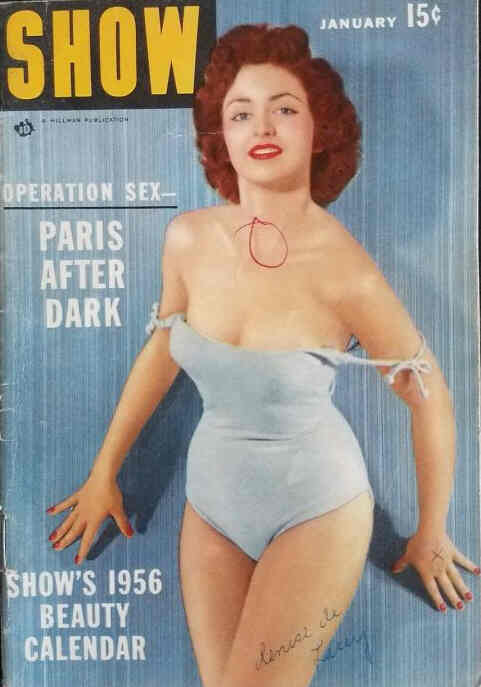 SHOW (50s) magazine side cover January 1956
