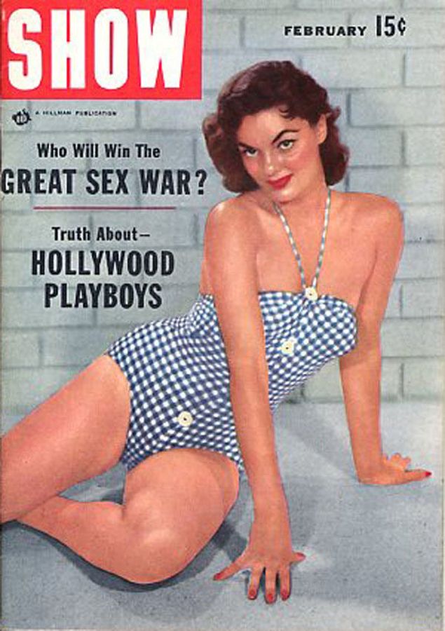 SHOW (50s) magazine side cover February 1956