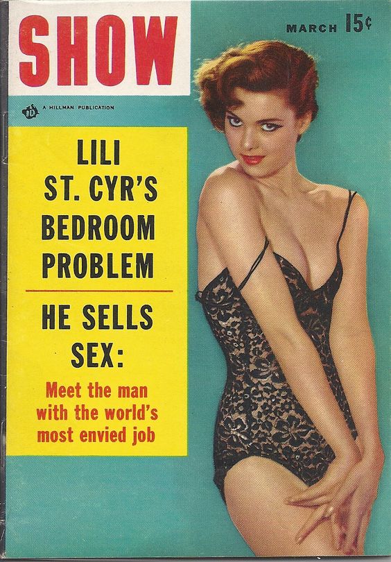 SHOW (50s) magazine side cover March 1956