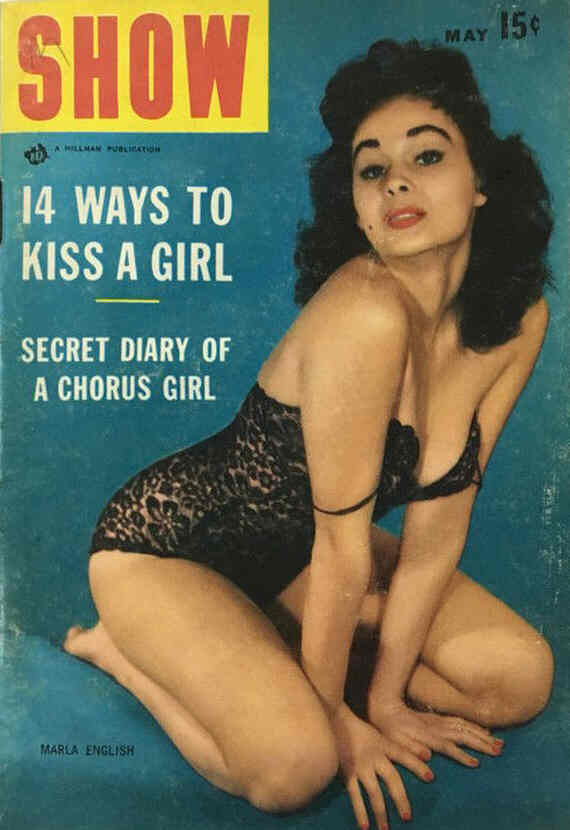 SHOW (50s) magazine side cover May 1956
