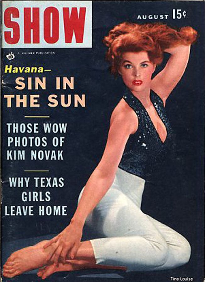 SHOW (50s) magazine side cover August 1956