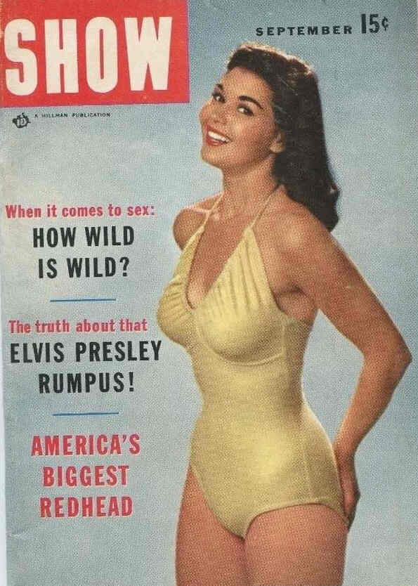 SHOW (50s) magazine side cover September 1956