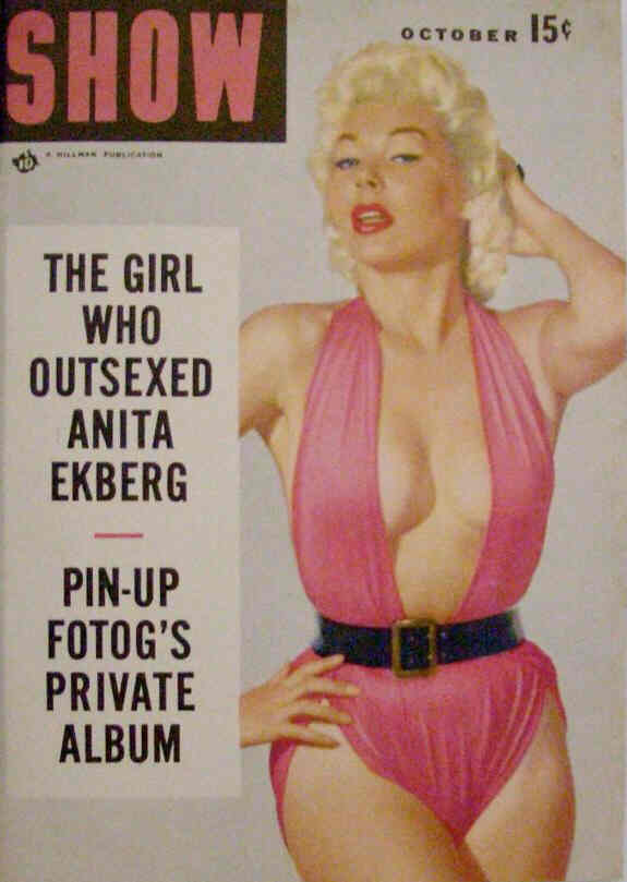 SHOW (50s) magazine side cover October 1956