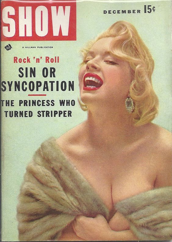 SHOW (50s) magazine side cover December 1956