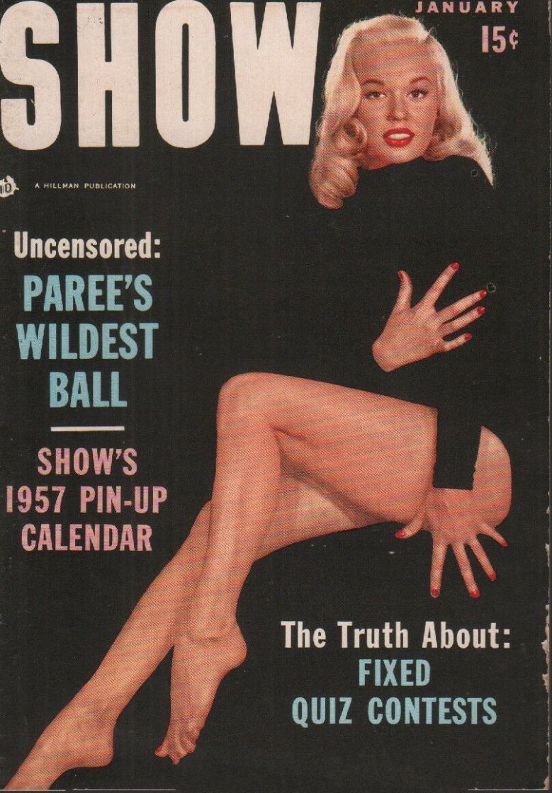 SHOW (50s) magazine side cover January 1957