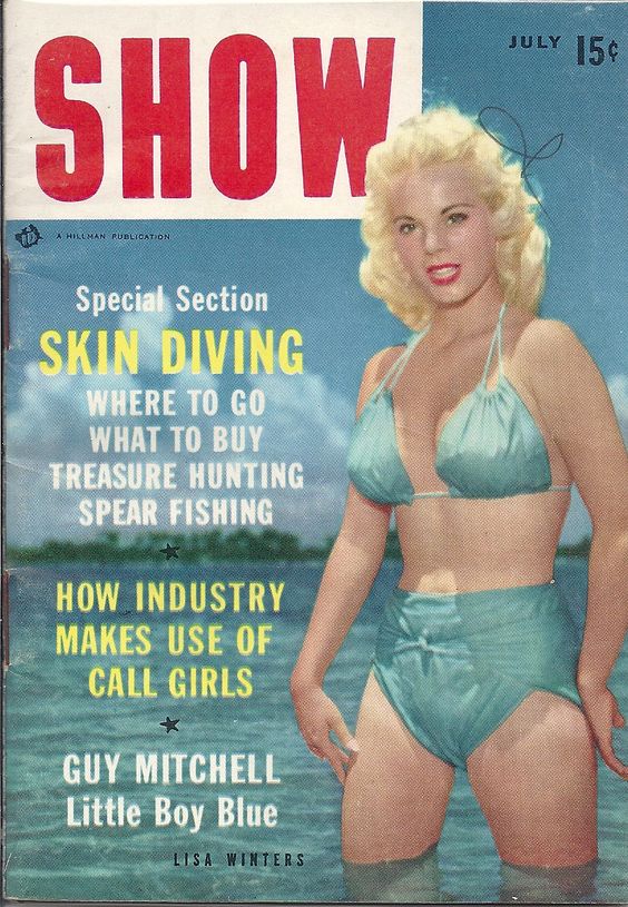 SHOW (50s) magazine side cover July 1957