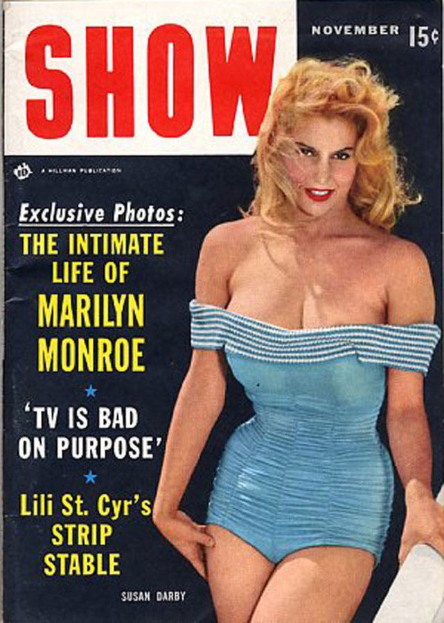 SHOW (50s) magazine side cover November 1957