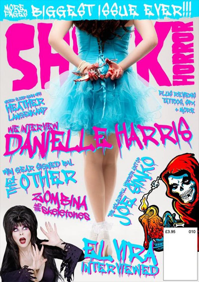SHOCK HORROR magazine side cover Issue 10  