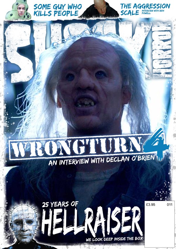 SHOCK HORROR magazine side cover Issue 11  