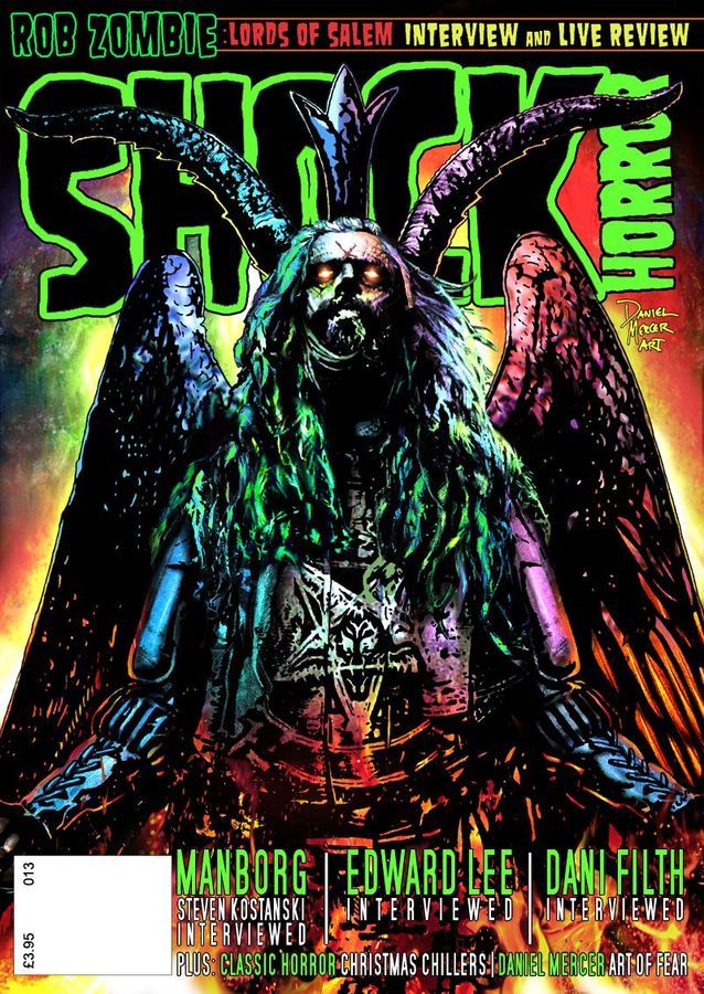 SHOCK HORROR magazine side cover Issue 13  