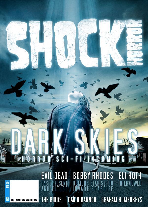SHOCK HORROR magazine side cover Issue 15 December 2013