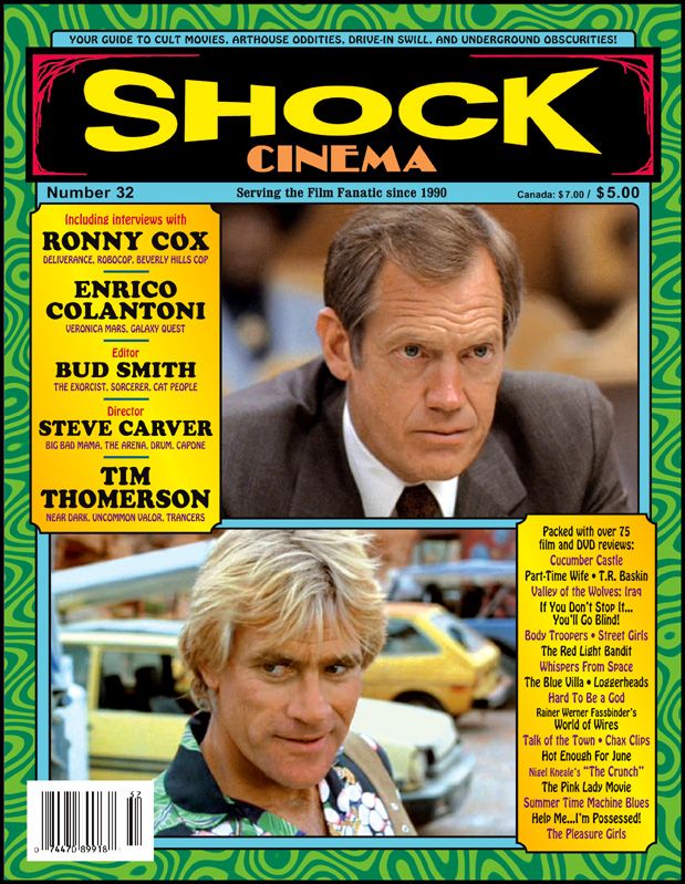 SHOCK CINEMA magazine cover Issue 32 Spring 2007