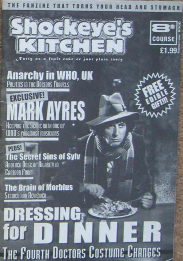 SHOCKEYES KITCHEN magazine side cover Issue 8 November 2000