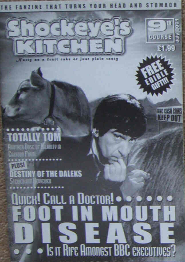 SHOCKEYES KITCHEN magazine side cover Issue 9 July 2001