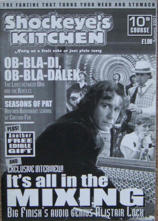 SHOCKEYES KITCHEN magazine side cover Issue 10 Autumn 2001