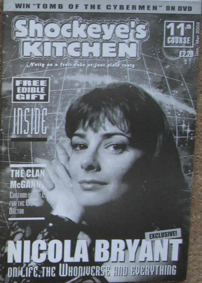 SHOCKEYES KITCHEN magazine side cover Issue 11 January/March 2002