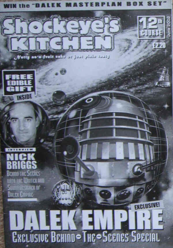 SHOCKEYES KITCHEN magazine side cover Issue 12 June 2002