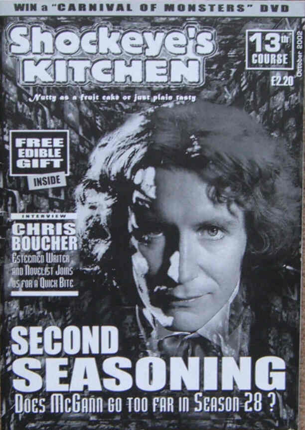 SHOCKEYES KITCHEN magazine side cover Issue 13 October 2002