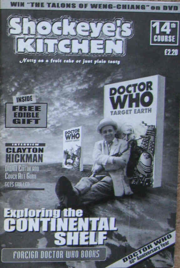 SHOCKEYES KITCHEN magazine side cover Issue 14 Autumn 2003