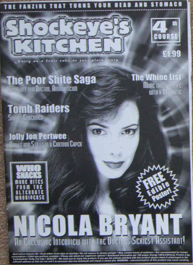 SHOCKEYES KITCHEN magazine side cover Issue 4 Summer 1999