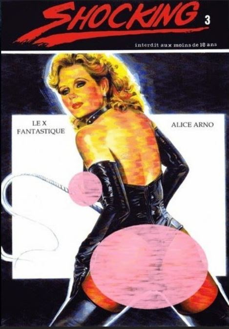 SHOCKING magazine side cover  Book 3  