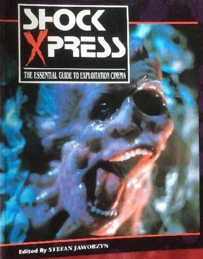 SHOCK XPRESS magazine side cover  Book #1  1991