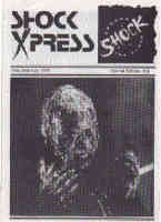 SHOCK XPRESS magazine side cover  1985
