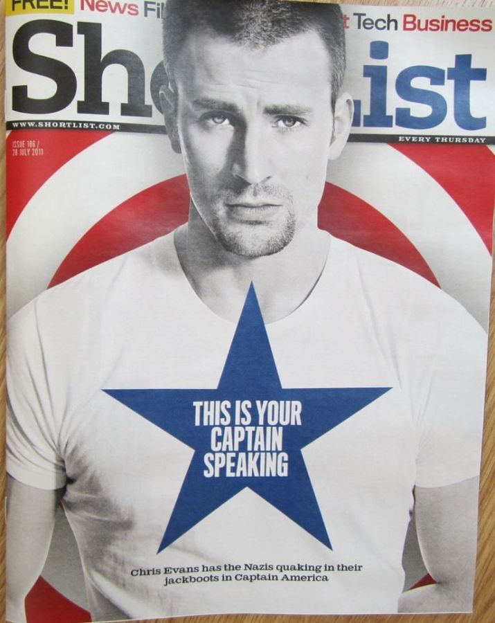 SHORTLIST magazine side cover Issue 186 28 July 2011