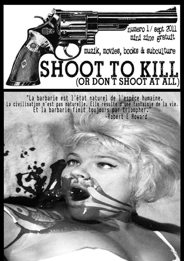SHOOT TO KILL magazine side cover Issue 1  September 2011