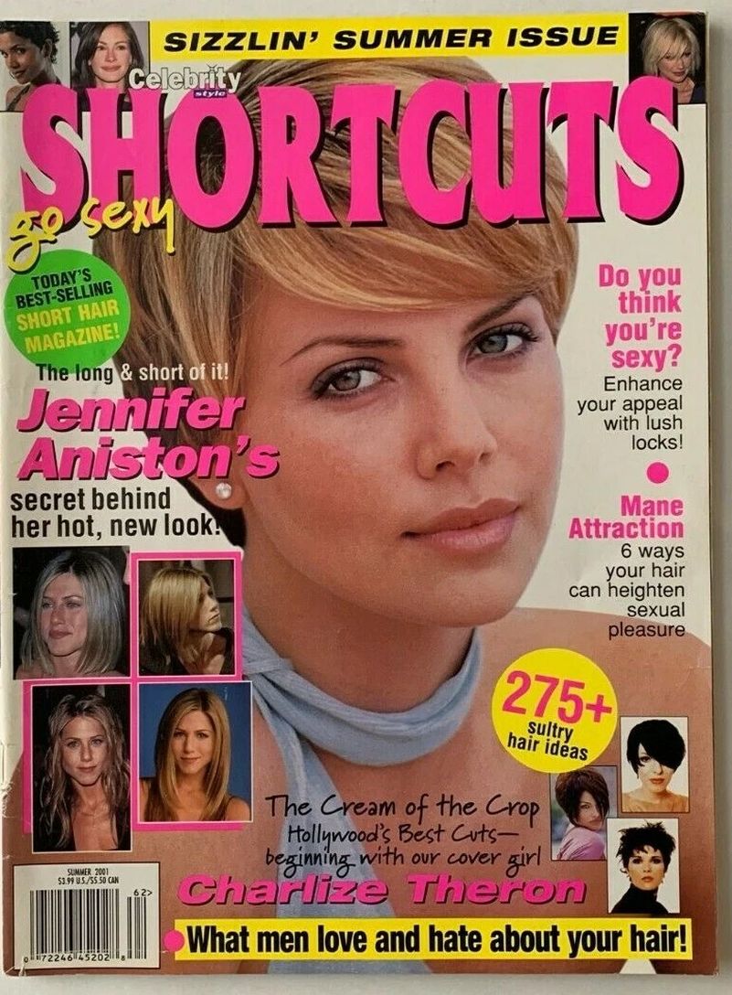 CELEBRITY STYLE SHORT CUTS magazine side cover Summer 2001
