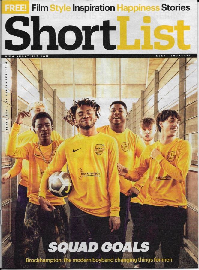 SHORTLIST magazine side cover Issue 540 27 September 2018