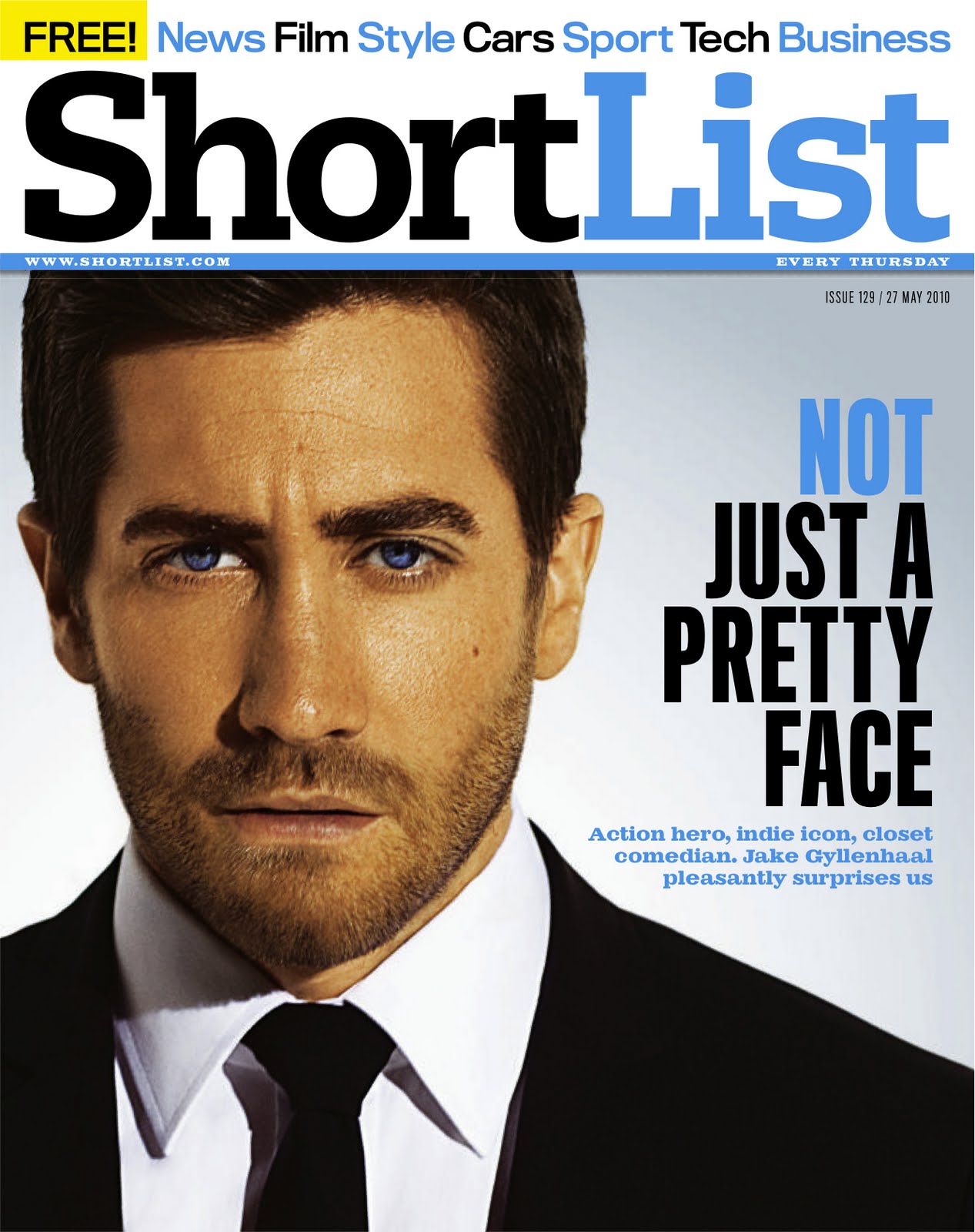 SHORTLIST magazine side cover Issue 129 27 May 2010