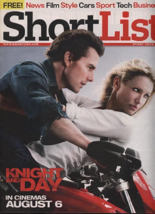 SHORTLIST magazine side cover Issue 139 5 August 2010